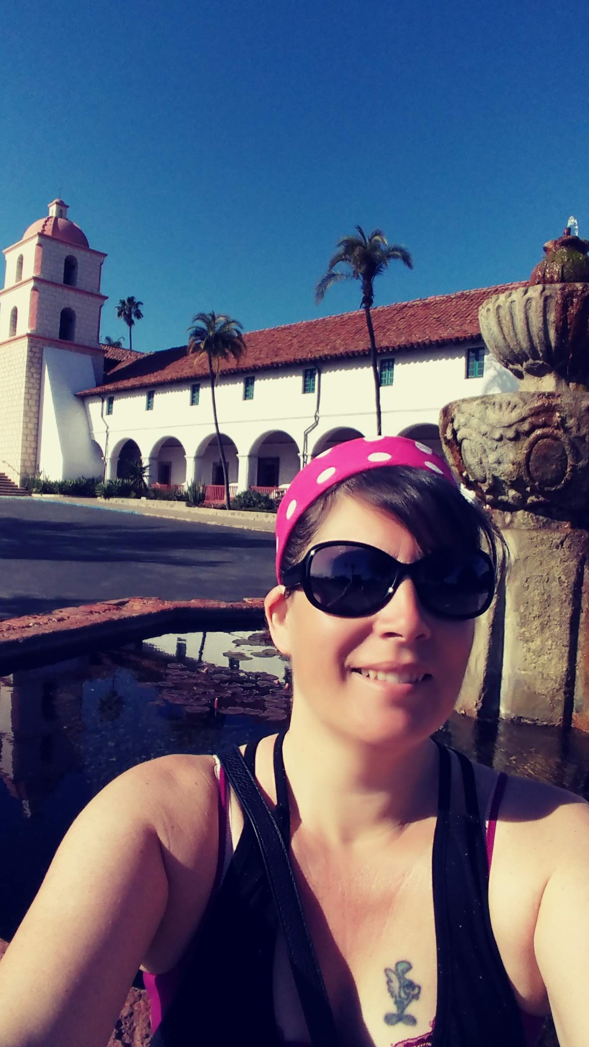 Demelza exploring Santa Barbara
